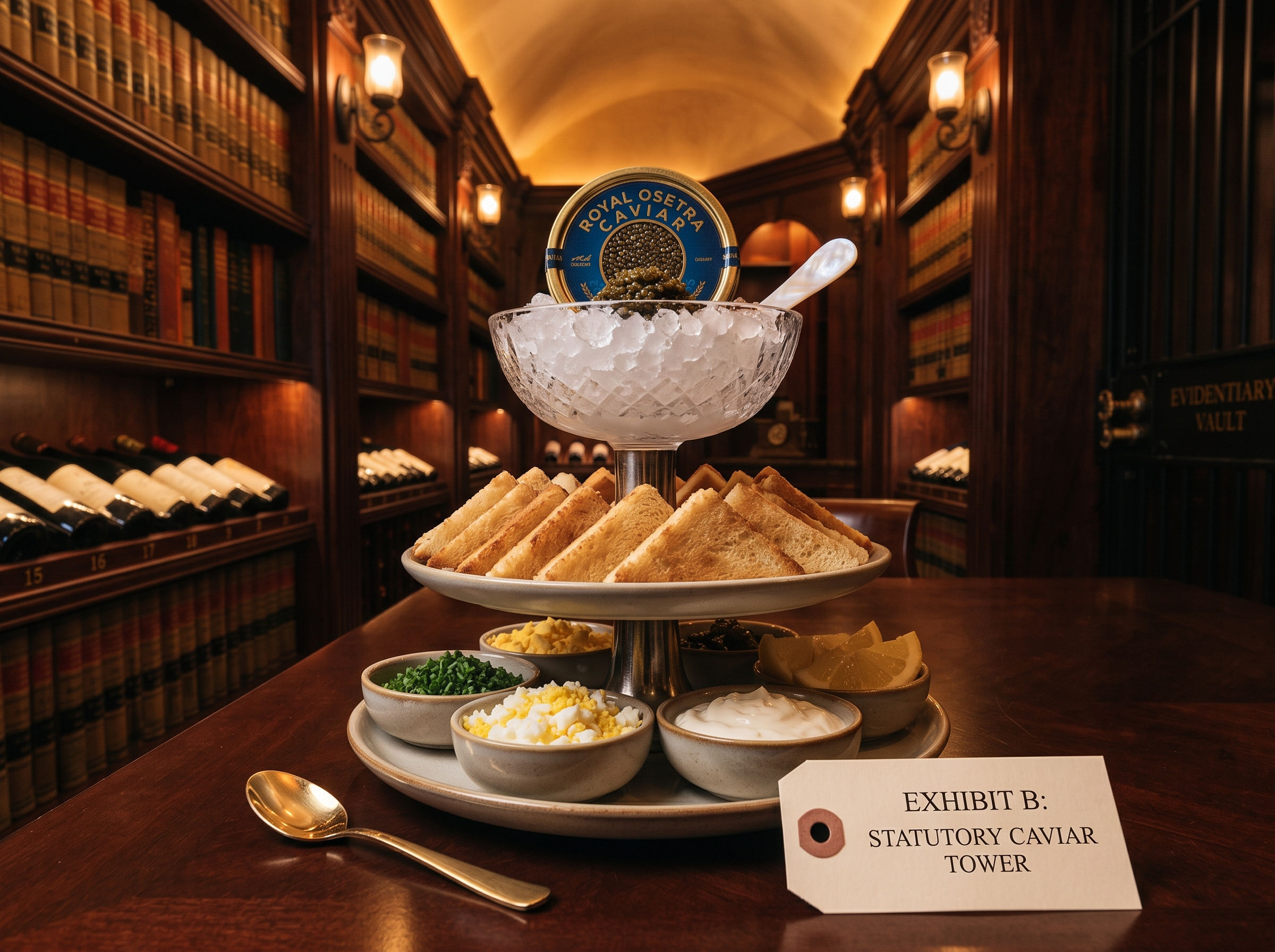 Exhibit B: Statutory Caviar Specimen & Toast Points