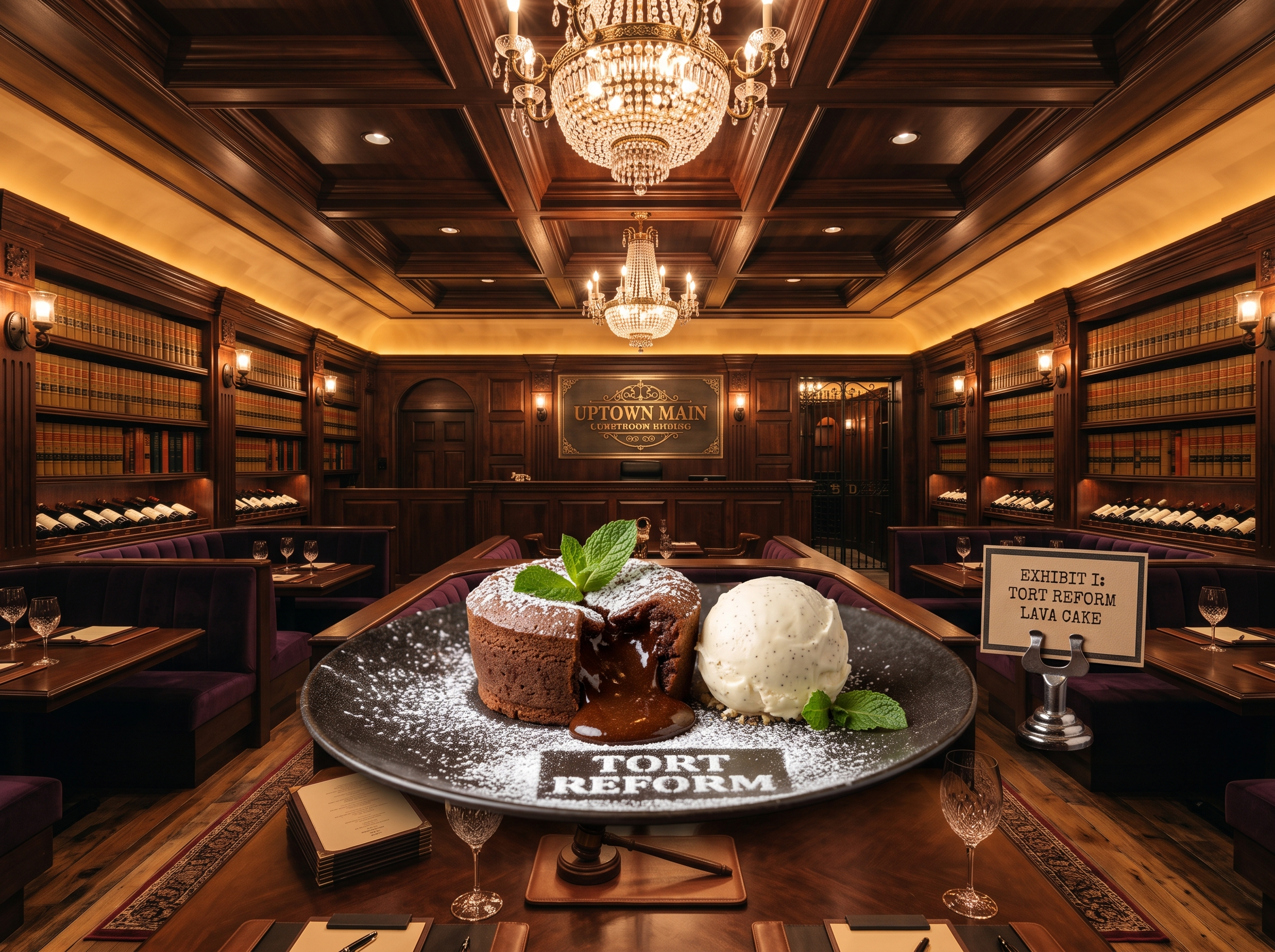 Exhibit I: Tort Reform Molten Chocolate Lava Cake