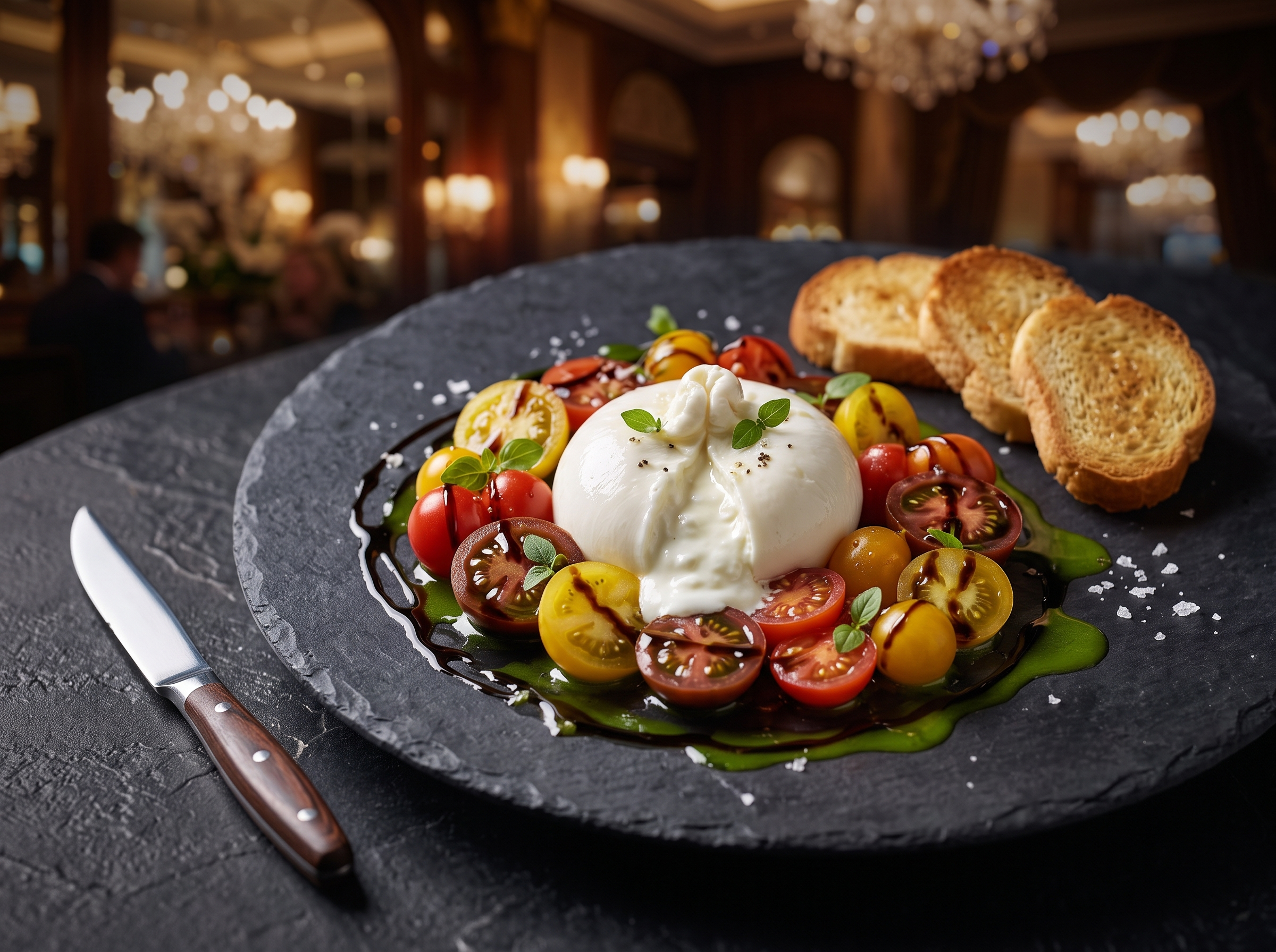 Habeas Corpus Heirloom Burrata Salad
