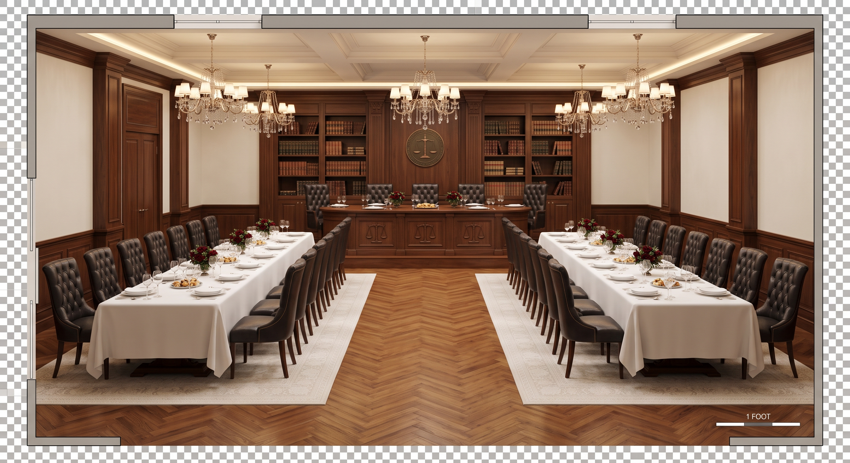 Judicial Bench Banquet Floor Plan