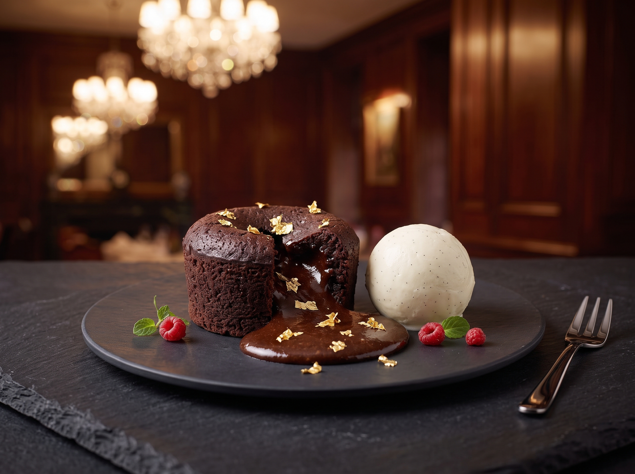 Tort Reform Molten Chocolate Cake