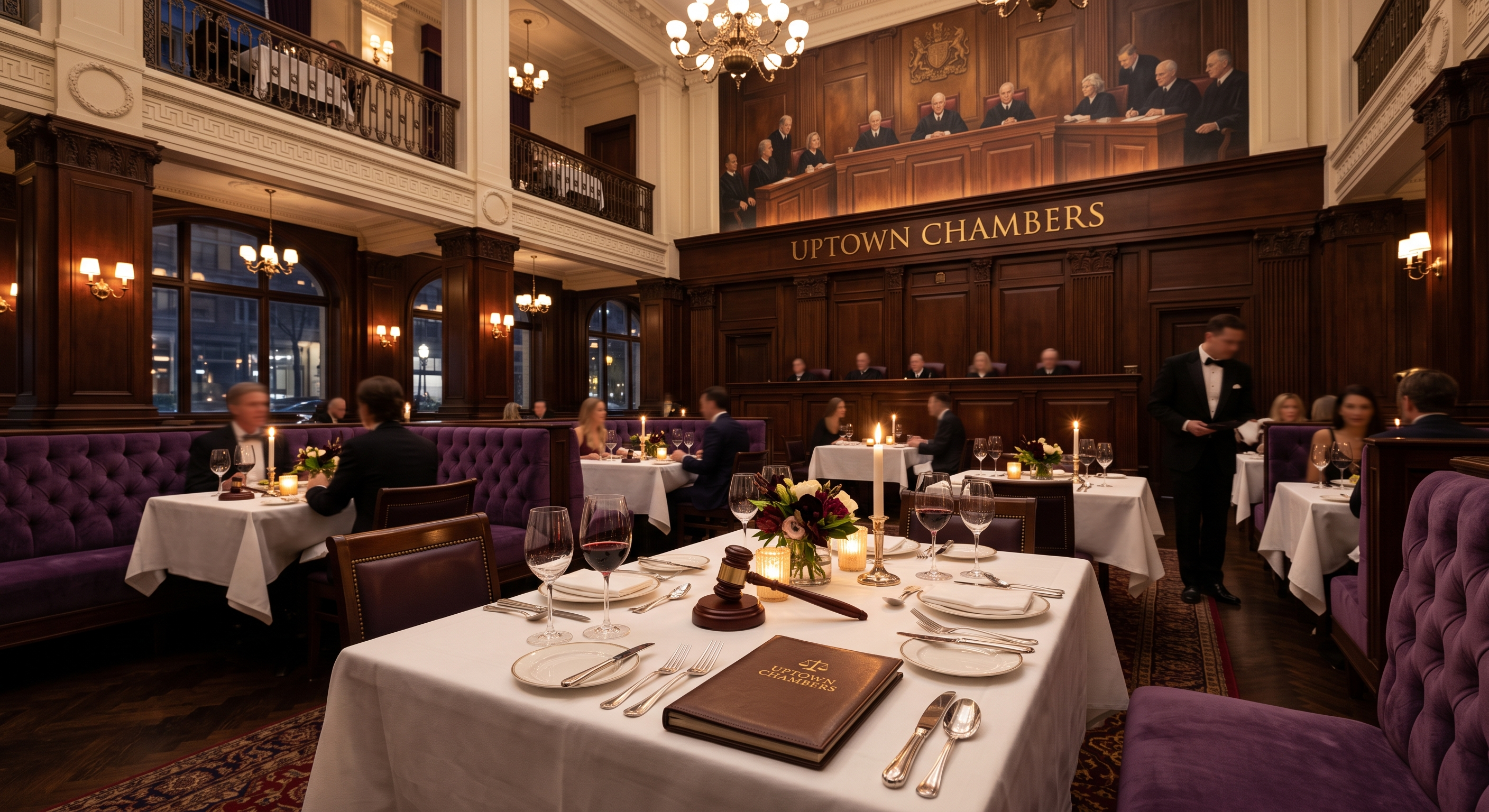 Uptown Chambers Courtroom Dining Room