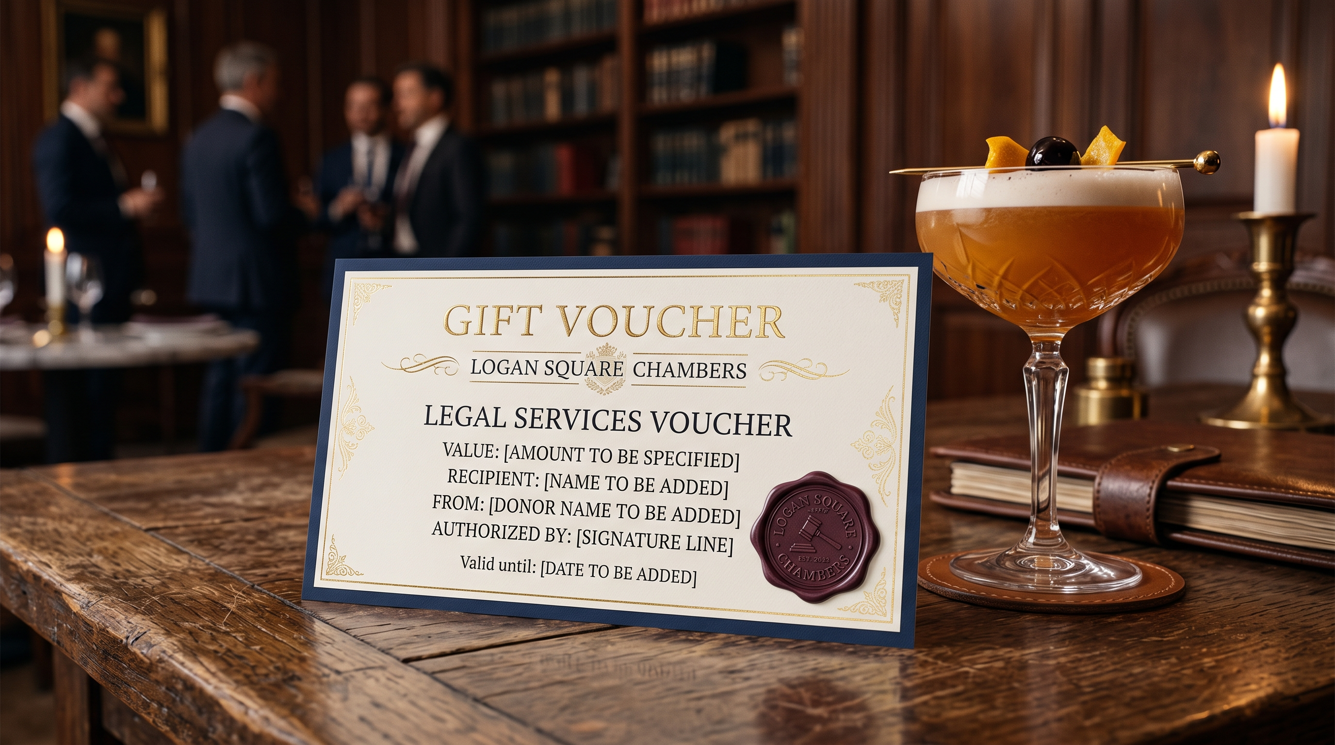 Logan Square Chambers Gold Seal Voucher Certificate
